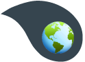 Charcoal Domain Leaf Logo